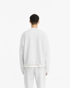 Represent Initial Boxy Sweater - Ice Grey Marl><noscript><img width=