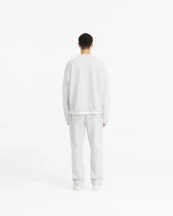 Represent Initial Boxy Sweater - Ice Grey Marl><noscript><img width=