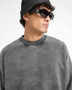 Represent Initial Boxy Sweater - Vintage Grey><noscript><img width=