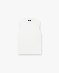 Represent Initial Boxy Tank - Flat White> T-Shirts