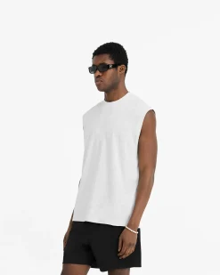 Represent Initial Boxy Tank - Ice Grey Marl> T-Shirts