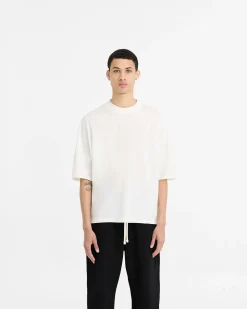 Represent Initial Boxy T-Shirt - Flat White><noscript><img width=