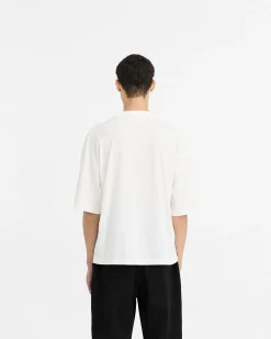 Represent Initial Boxy T-Shirt - Flat White><noscript><img width=