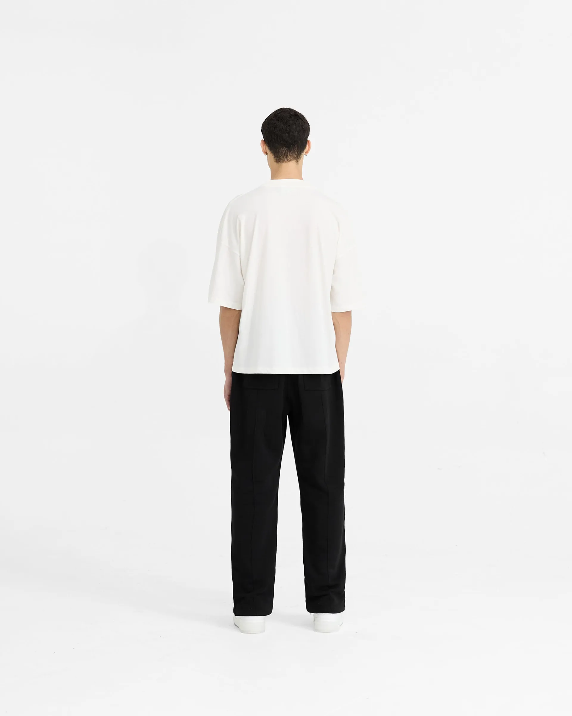 Represent Initial Boxy T-Shirt - Flat White> T-Shirts