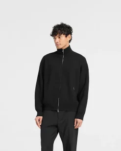 Represent Initial Knitted Track Jacket - Jet Black><noscript><img width=