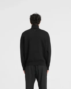 Represent Initial Knitted Track Jacket - Jet Black><noscript><img width=