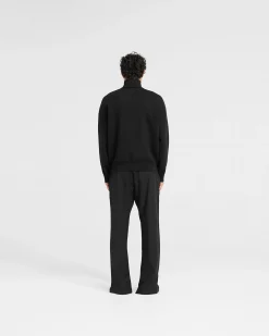 Represent Initial Knitted Track Jacket - Jet Black><noscript><img width=