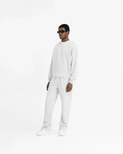 Represent Initial Oversized Sweater - Ice Grey Marl><noscript><img width=