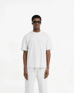 Represent Initial Oversized T-Shirt - Ice Grey Marl><noscript><img width=