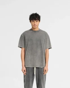 Represent Initial Oversized T-Shirt - Vintage Grey><noscript><img width=