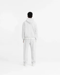 Represent Initial Oversized Zip Hoodie - Ice Grey Marl><noscript><img width=
