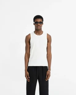 Represent Initial Rib Vest - Flat White><noscript><img width=
