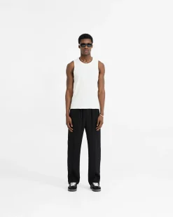 Represent Initial Rib Vest - Flat White><noscript><img width=
