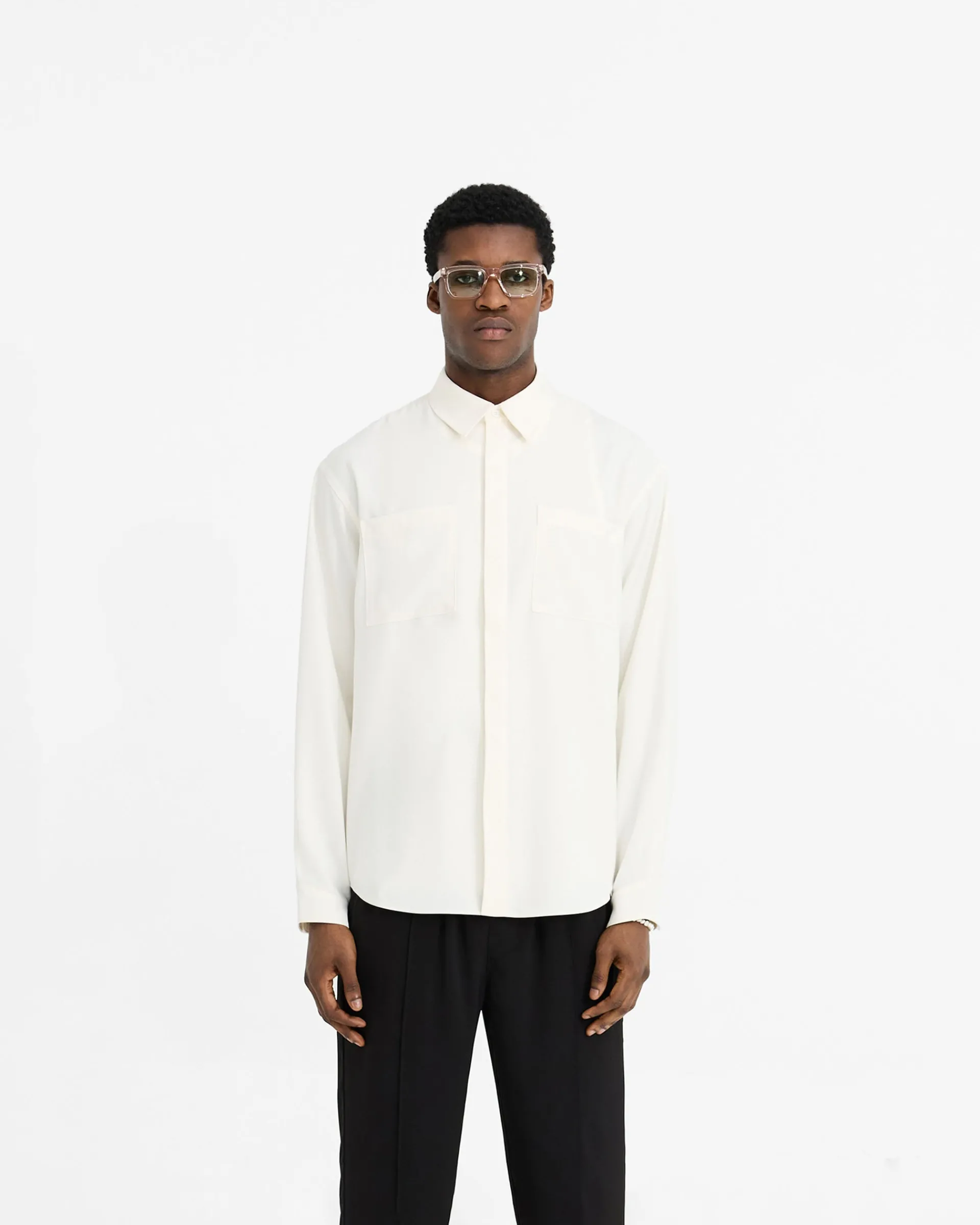 Represent Initial Shirt - Flat White> Shirts