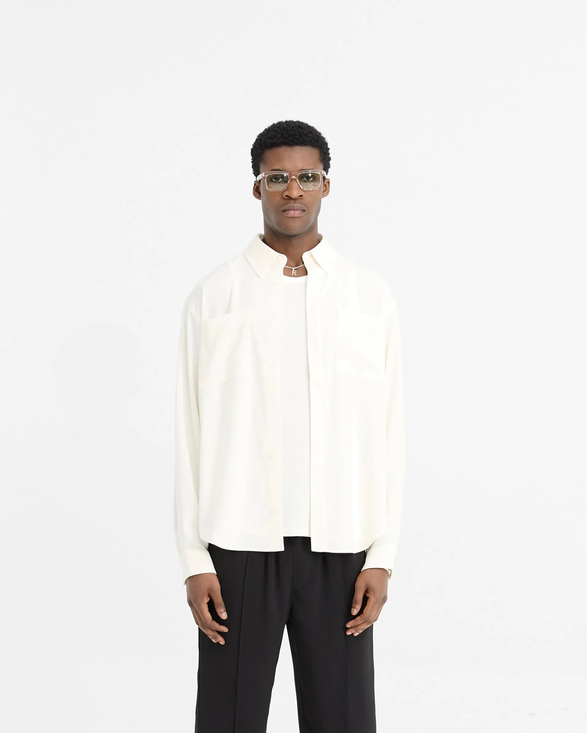 Represent Initial Shirt - Flat White> Shirts