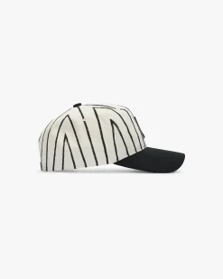 Represent Initial Stripe Cap - Antique White> Caps