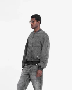 Represent Inset Sleeve Bomber - Stained Black><noscript><img width=