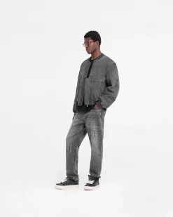 Represent Inset Sleeve Bomber - Stained Black><noscript><img width=