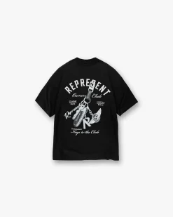 Represent Keys To The Club T-Shirt - Jet Black> T-Shirts