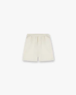 Represent Knitted Panel Short - Antique White> Shorts