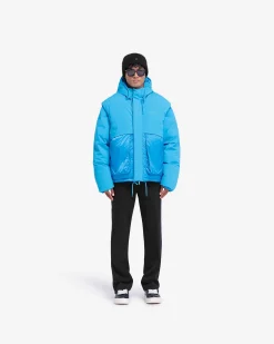 Represent Layered Hooded Puffer - Electric Blue><noscript><img width=