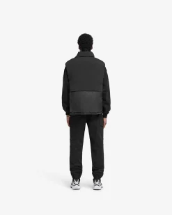 Represent Layered Puffer Gilet - Jet Black><noscript><img width=