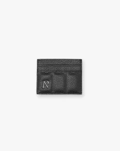 Represent Leather Quilted Cardholder - Jet Black> Cardholders