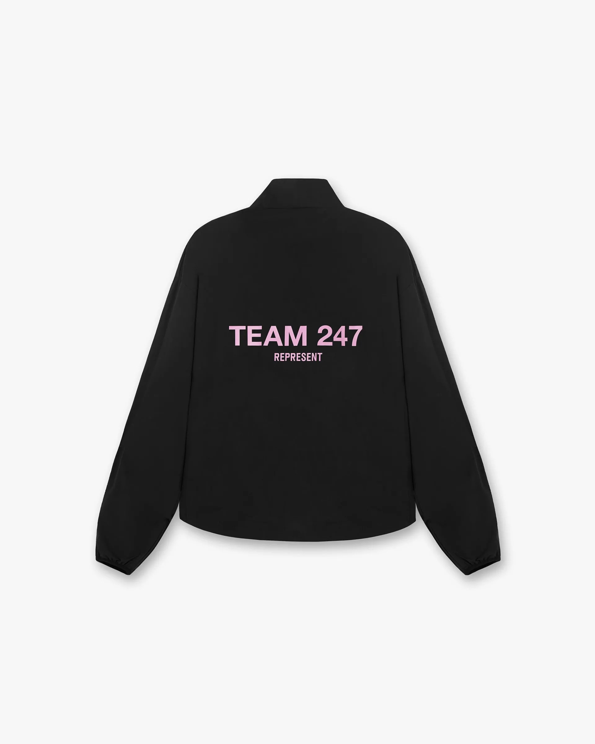 Represent London 247 Training Jacket - Black Candy Pink> Outerwear