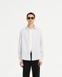 Represent Long Sleeve Pinstripe Shirt -><noscript><img width=