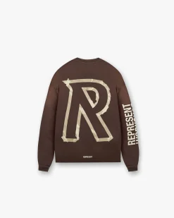 Represent Masking Tape Initial Long Sleeve T-Shirt -> T-Shirts