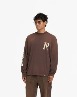 Represent Masking Tape Initial Long Sleeve T-Shirt -><noscript><img width=