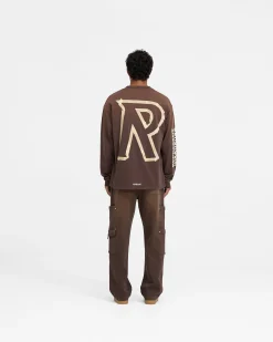 Represent Masking Tape Initial Long Sleeve T-Shirt -><noscript><img width=