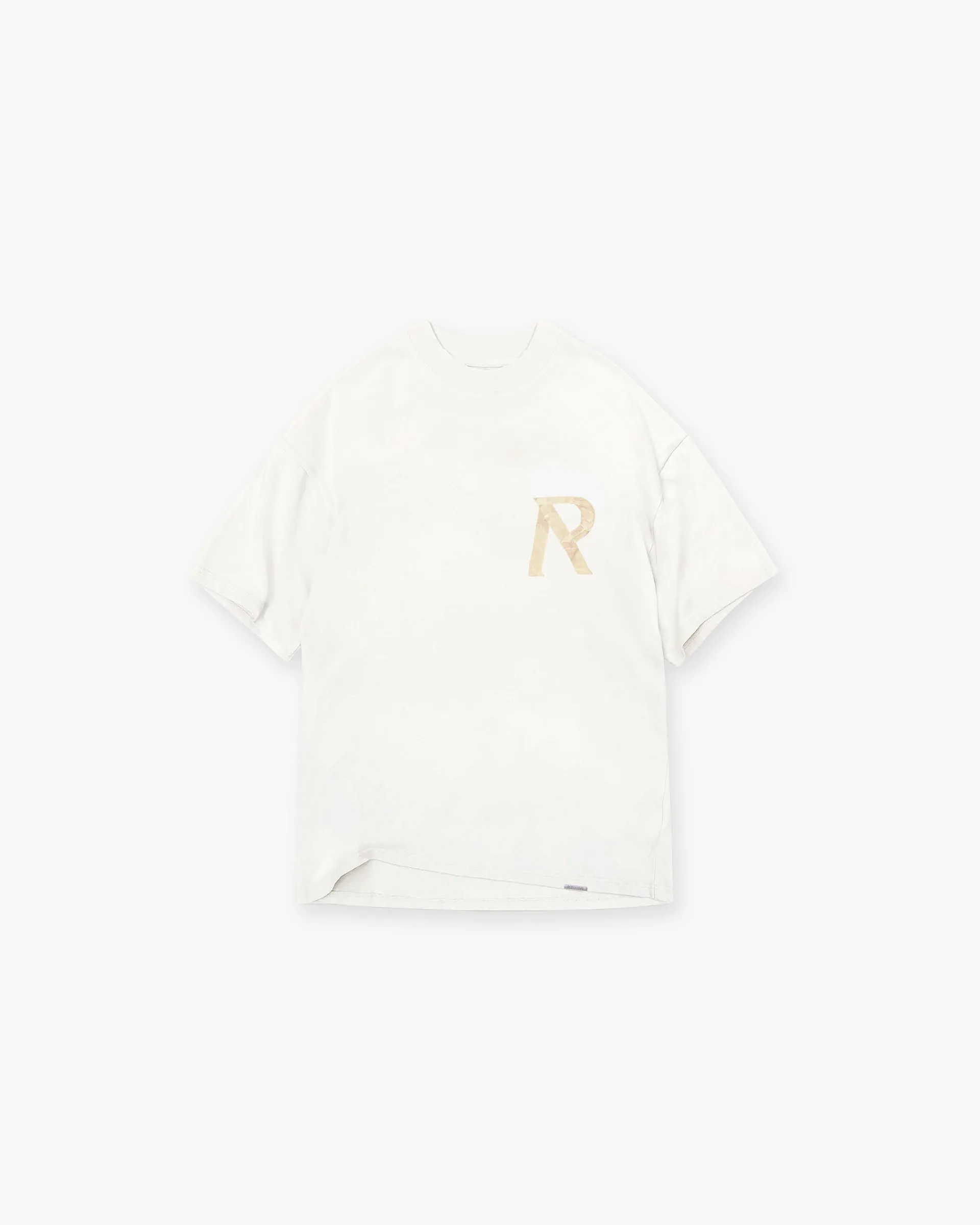 Represent Masking Tape Initial T-Shirt - Flat White> T-Shirts