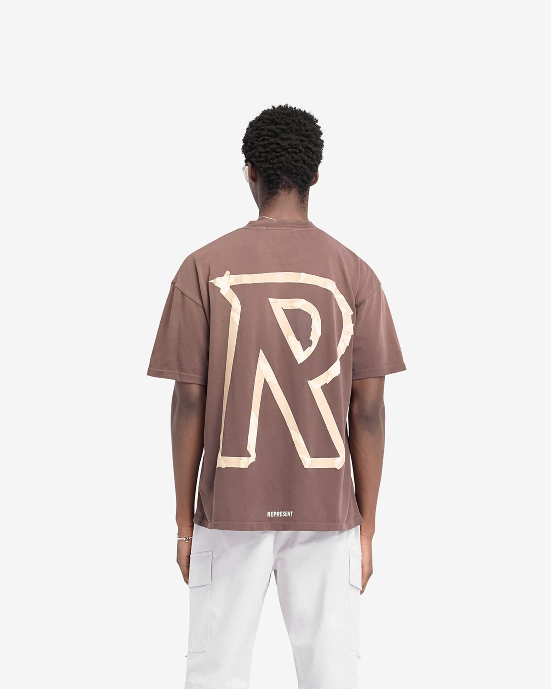 Represent Masking Tape Initial T-Shirt -> T-Shirts