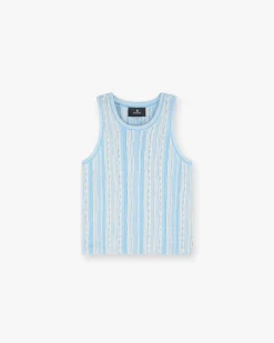 Represent Mixed Knit Vest - Royal Blue> Knitwear | Vests