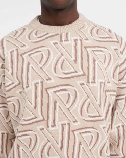 Represent Monogram Knit Sweater -><noscript><img width=