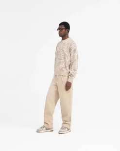Represent Monogram Knit Sweater -><noscript><img width=