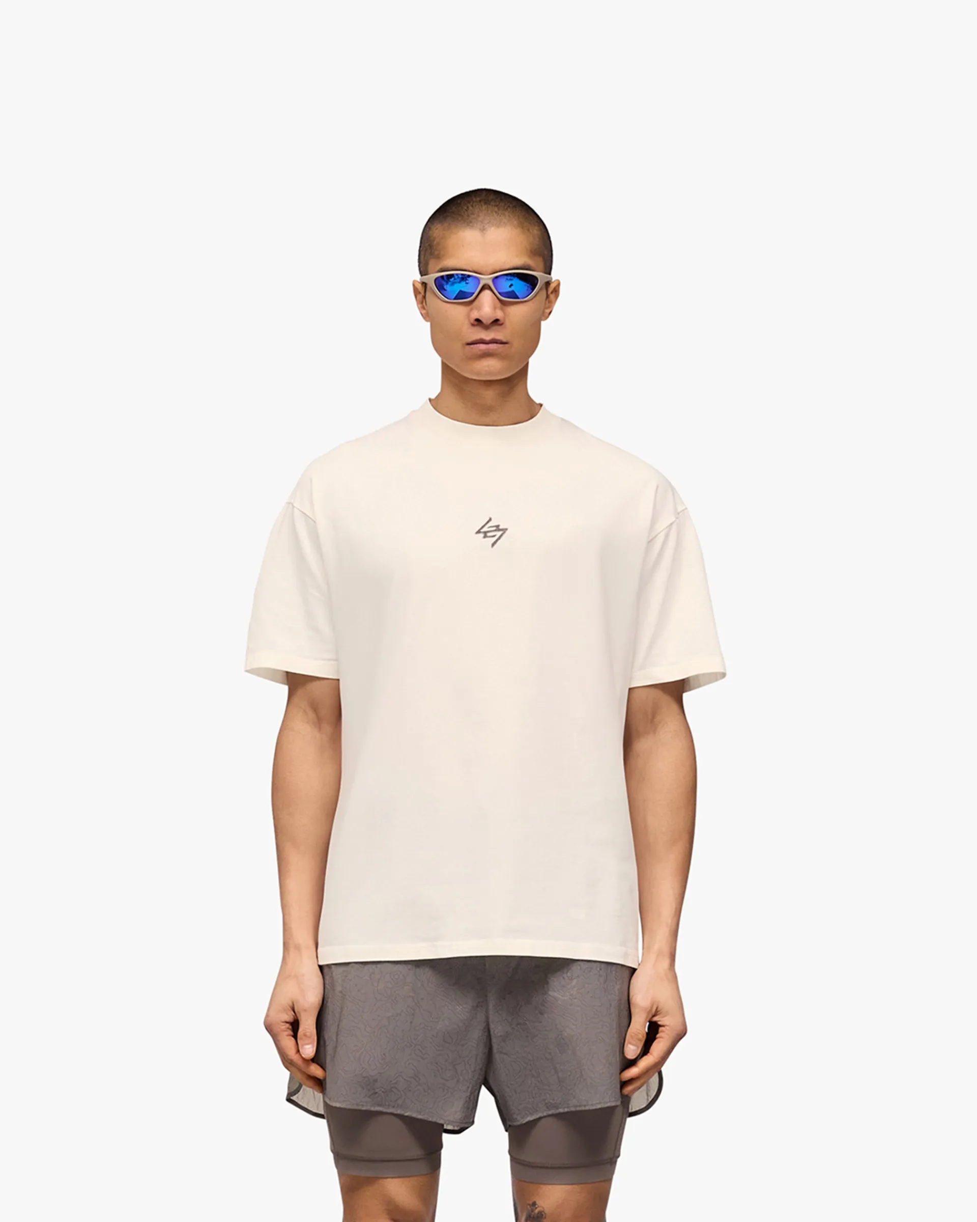 Represent 247 Motion Oversized T-Shirt - Flat White> T-Shirts