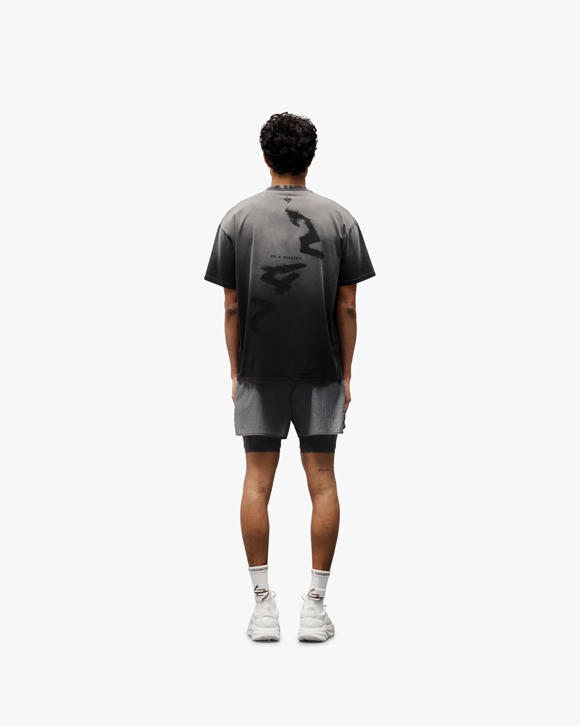 Represent 247 Motion Oversized T-Shirt - Aged Black> T-Shirts