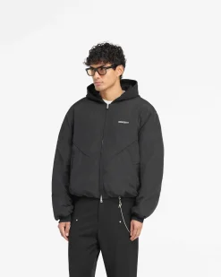Represent Nylon Hooded Bomber Jacket -> Outerwear