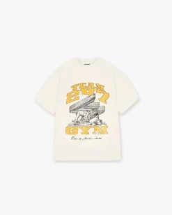 Represent 247 On His Shoulders T-Shirt - Antique White> T-Shirts