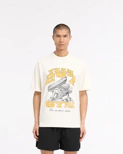 Represent 247 On His Shoulders T-Shirt - Antique White><noscript><img width=