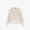 Represent Open Gauge Knit Sweater - Off White> Knitwear