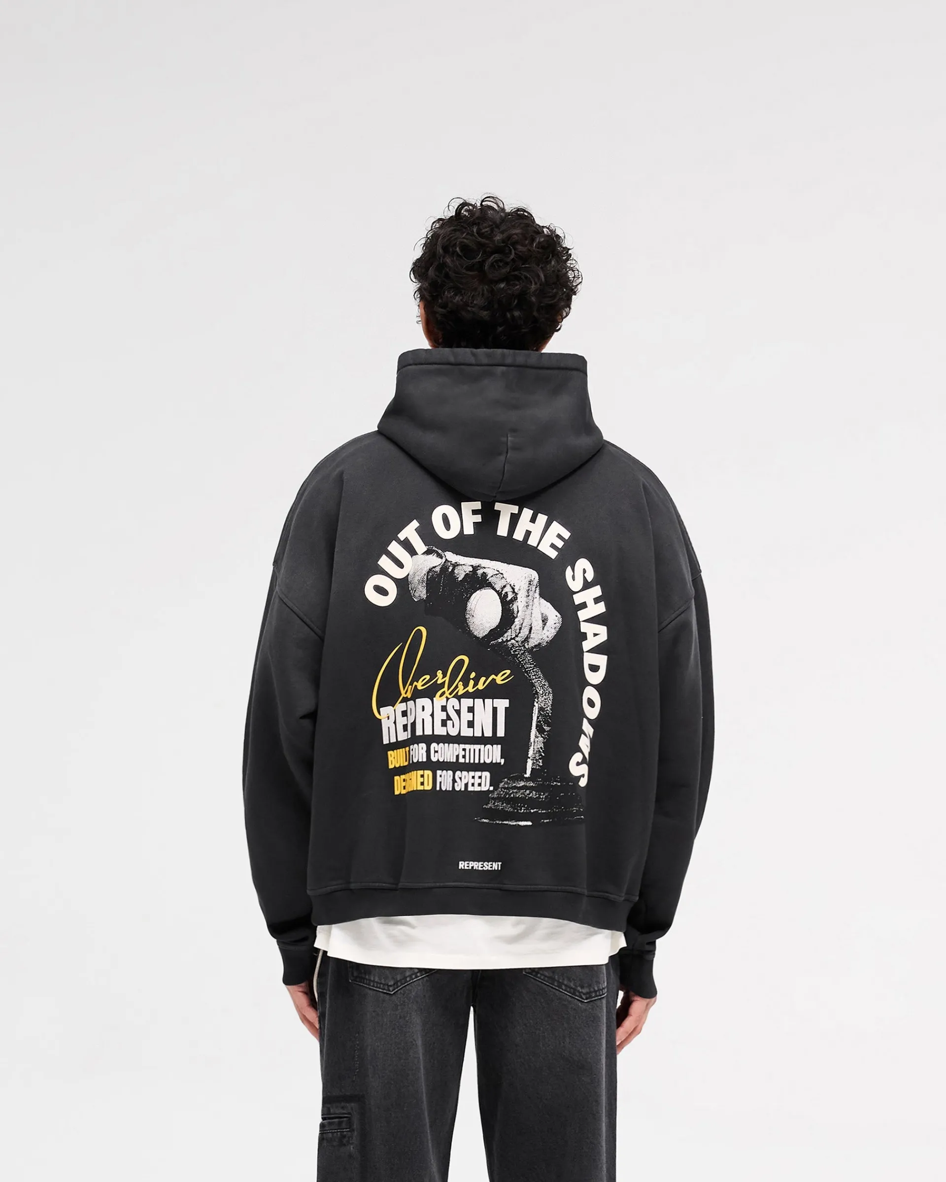 Represent Out Of The Shadows Hoodie - Stained Black> Hoodies