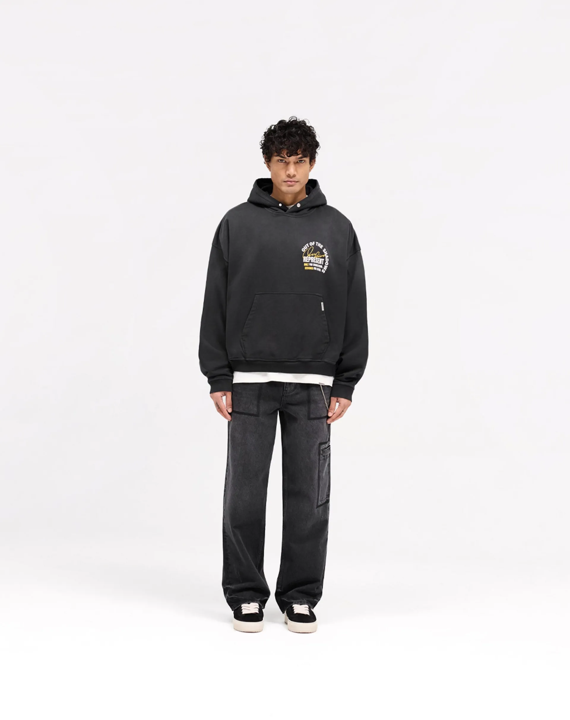 Represent Out Of The Shadows Hoodie - Stained Black> Hoodies