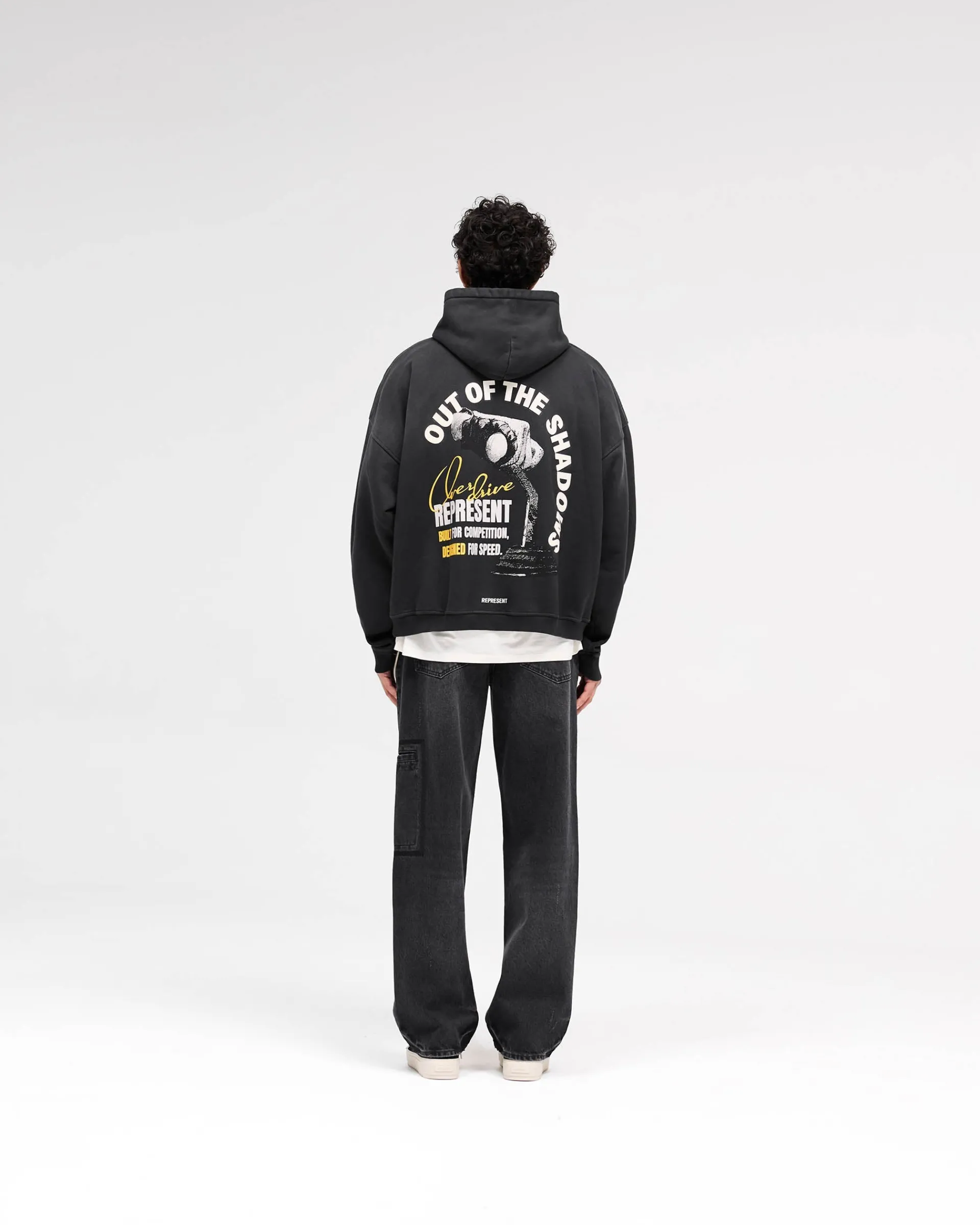 Represent Out Of The Shadows Hoodie - Stained Black> Hoodies