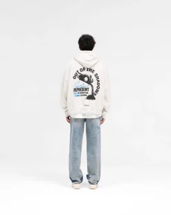 Represent Out Of The Shadows Hoodie - Cream Marl><noscript><img width=