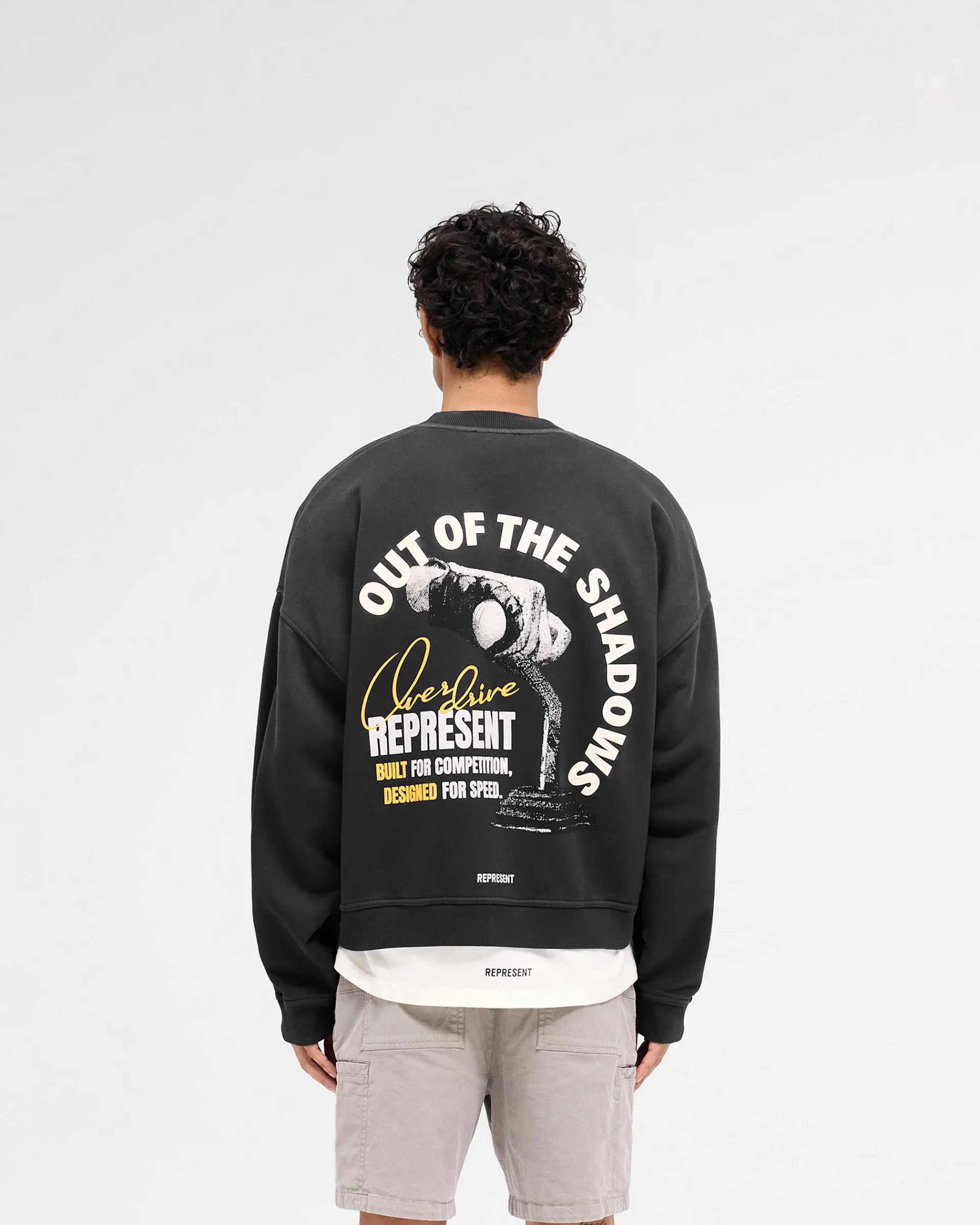Represent Out Of The Shadows Sweater - Stained Black> Sweaters