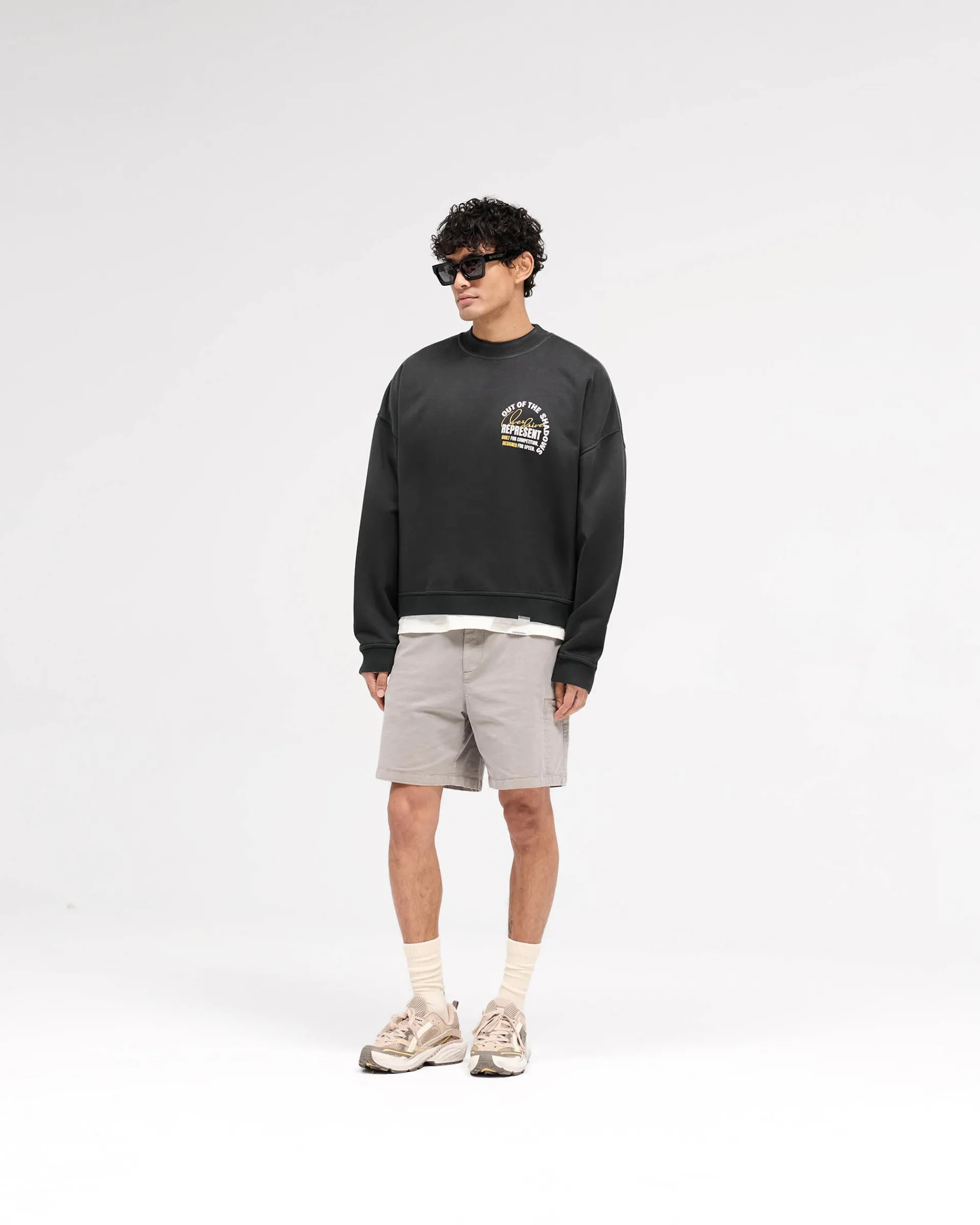Represent Out Of The Shadows Sweater - Stained Black> Sweaters