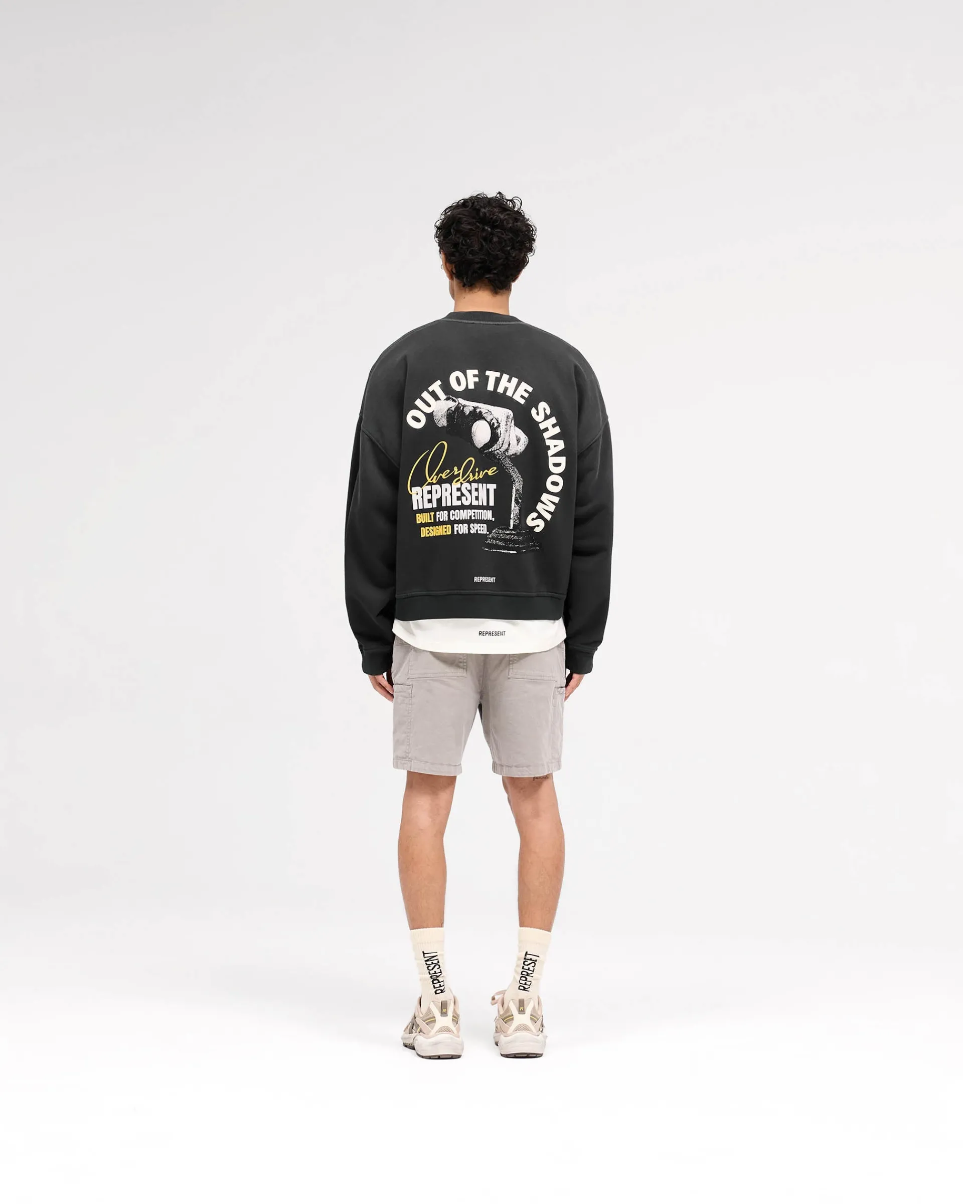 Represent Out Of The Shadows Sweater - Stained Black> Sweaters